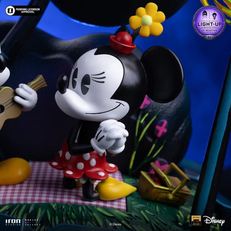 Iron Studios Disney Classics - « Mickey Mouse », «El día de Minnie y Pluto en el parque» DX, escala artística 1/10