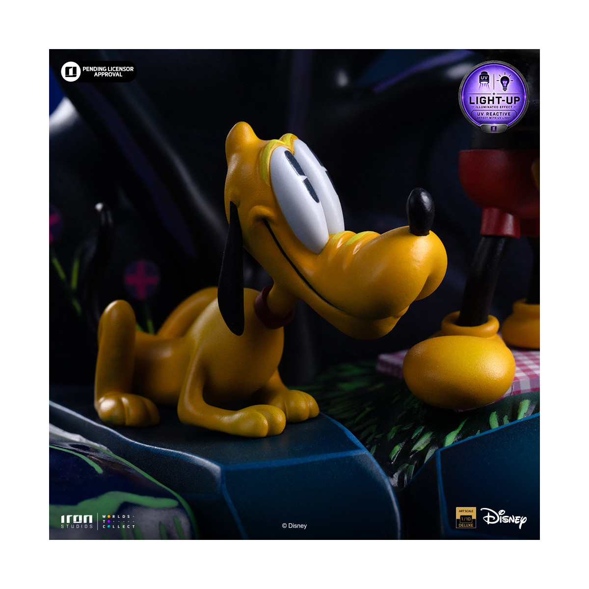 Iron Studios Disney Classics - « Mickey Mouse », «El día de Minnie y Pluto en el parque» DX, escala artística 1/10