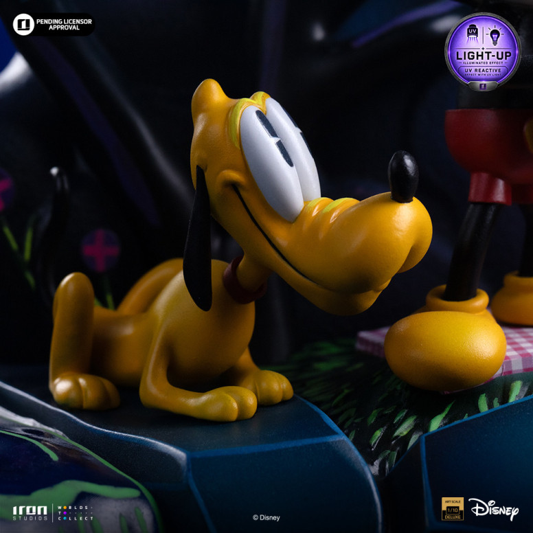Iron Studios Disney Classics - « Mickey Mouse », «El día de Minnie y Pluto en el parque» DX, escala artística 1/10
