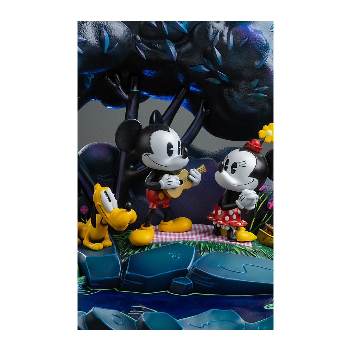 Iron Studios Disney Classics - « Mickey Mouse », «El día de Minnie y Pluto en el parque» DX, escala artística 1/10