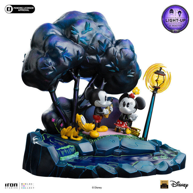 Iron Studios Disney Classics - « Mickey Mouse », «El día de Minnie y Pluto en el parque» DX, escala artística 1/10