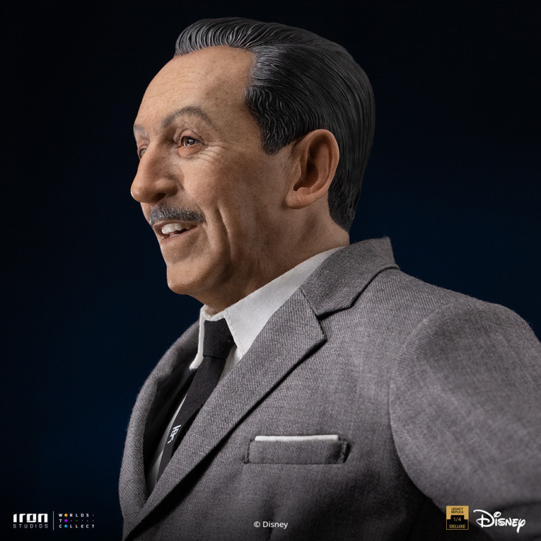Iron Studios Disney Classics - Walt Disney & Mickey Mouse Réplica del legado de Mickey Mouse a escala 1/4