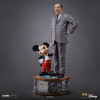 Iron Studios Disney Classics - Walt Disney & Mickey Mouse Réplica del legado de Mickey Mouse a escala 1/4