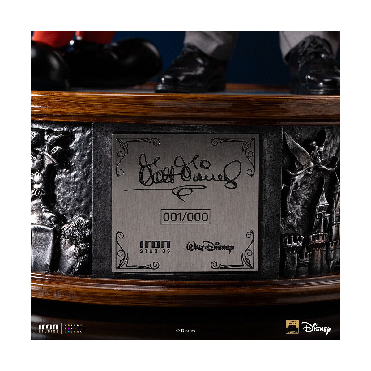 Iron Studios Disney Classics - Walt Disney & Mickey Mouse Réplica del legado de Mickey Mouse a escala 1/4