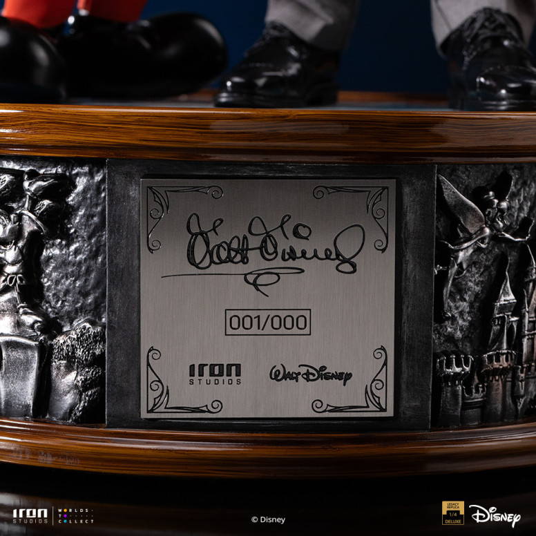Iron Studios Disney Classics - Walt Disney & Mickey Mouse Réplica del legado de Mickey Mouse a escala 1/4