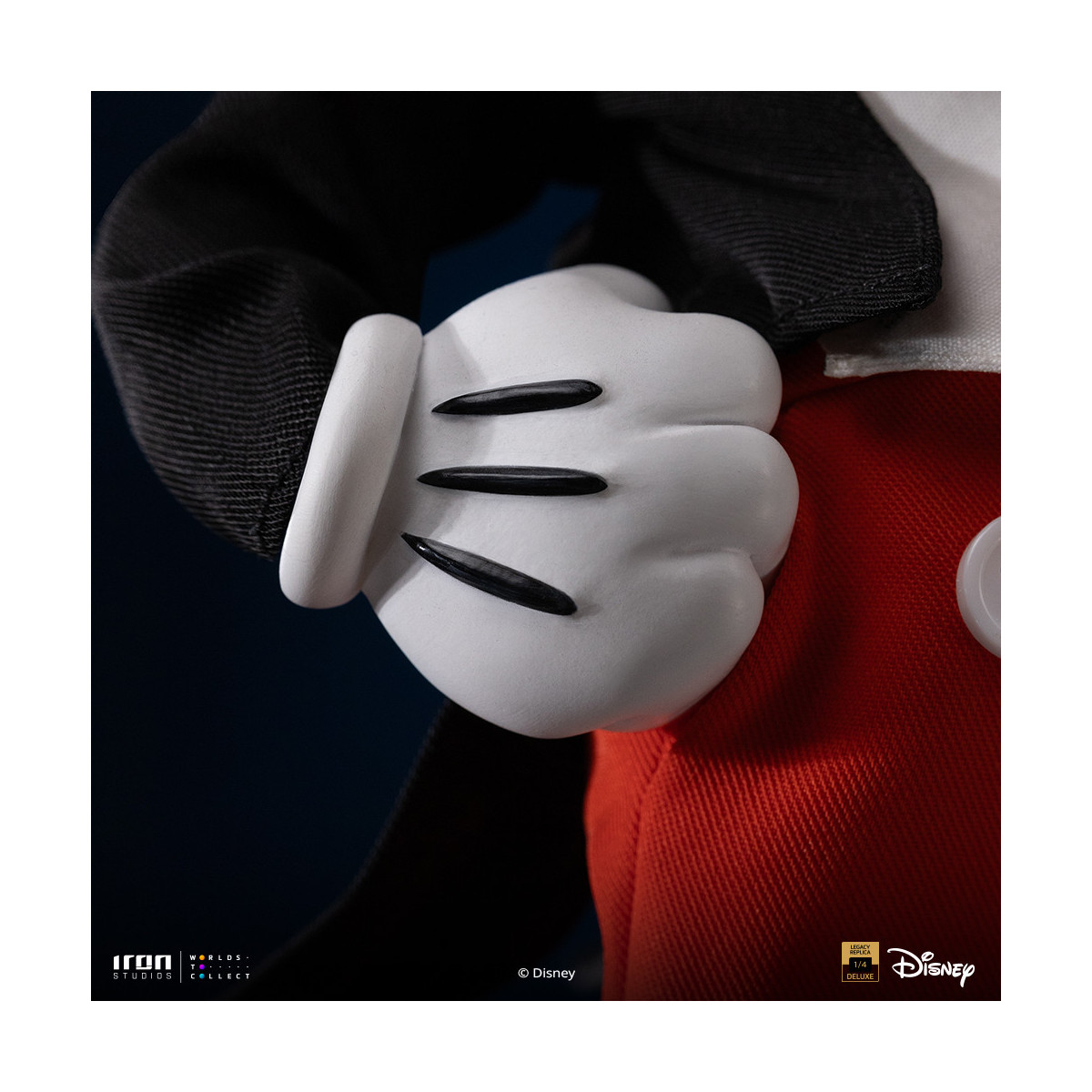 Iron Studios Disney Classics - Walt Disney & Mickey Mouse Réplica del legado de Mickey Mouse a escala 1/4
