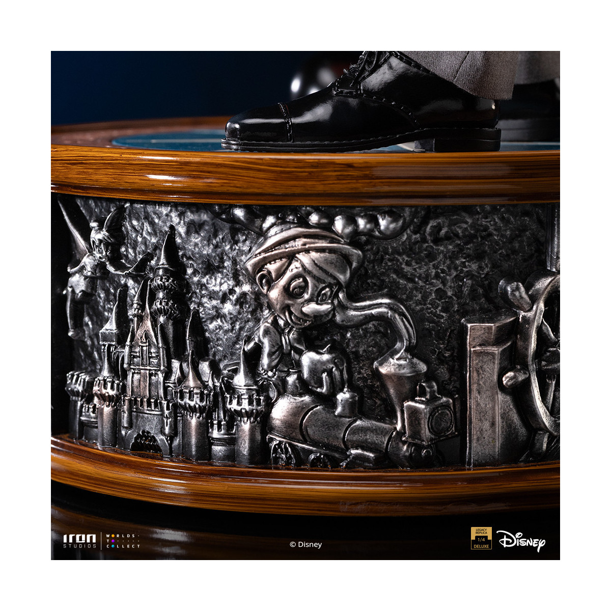Iron Studios Disney Classics - Walt Disney & Mickey Mouse Réplica del legado de Mickey Mouse a escala 1/4