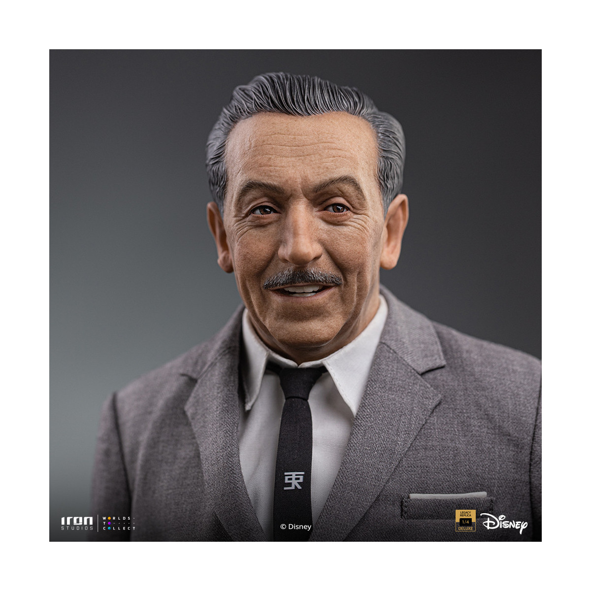 Iron Studios Disney Classics - Walt Disney & Mickey Mouse Réplica del legado de Mickey Mouse a escala 1/4