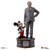 Iron Studios Disney Classics - Walt Disney & Mickey Mouse Réplica del legado de Mickey Mouse a escala 1/4