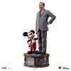 Iron Studios Disney Classics - Walt Disney & Mickey Mouse Réplica del legado de Mickey Mouse a escala 1/4
