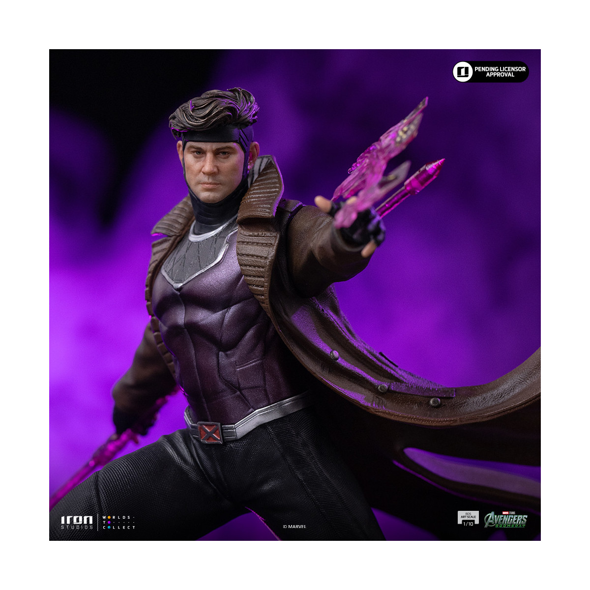 Iron Studios Marvel - Gambit Art, escala 1/10 - Avengers: Doomsday