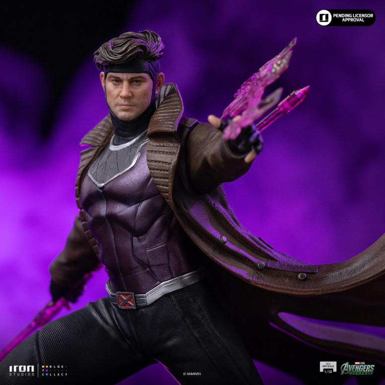 Iron Studios Marvel - Gambit Art, escala 1/10 - Avengers: Doomsday