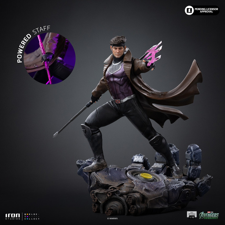 Iron Studios Marvel - Gambit Art, escala 1/10 - Avengers: Doomsday