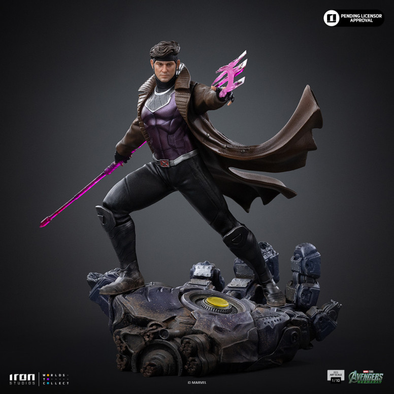 Iron Studios Marvel - Gambit Art, escala 1/10 - Avengers: Doomsday