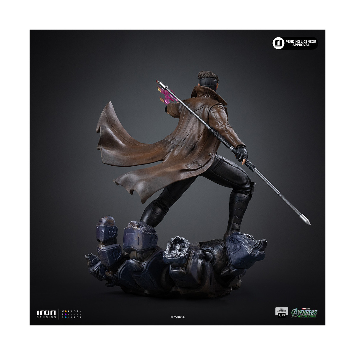 Iron Studios Marvel - Gambit Art, escala 1/10 - Avengers: Doomsday