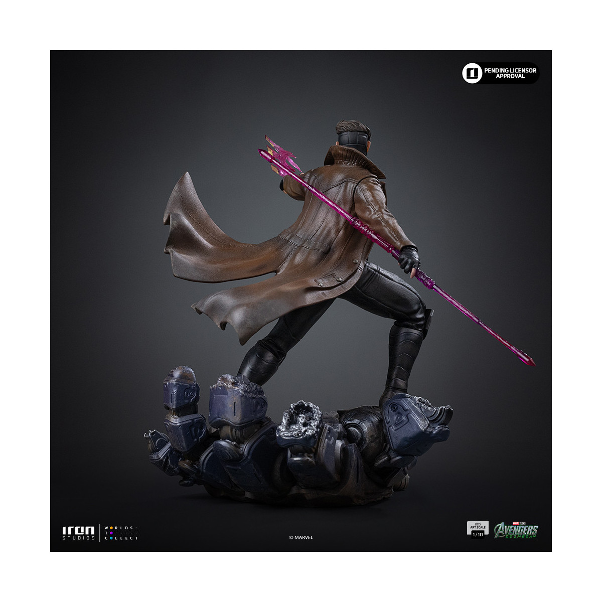 Iron Studios Marvel - Gambit Art, escala 1/10 - Avengers: Doomsday