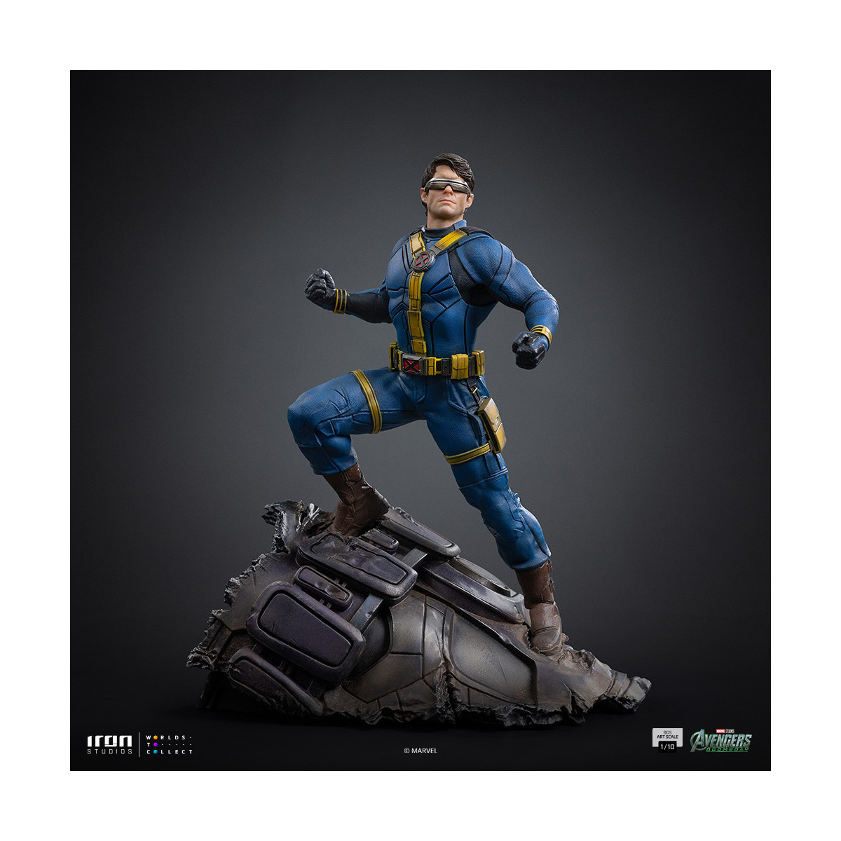 Iron Studios Marvel - Cyclops Art, escala 1/10 - Avengers: Doomsday