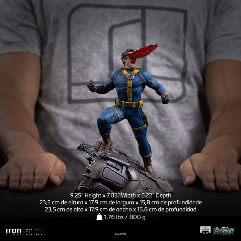 Iron Studios Marvel - Cyclops Art, escala 1/10 - Avengers: Doomsday