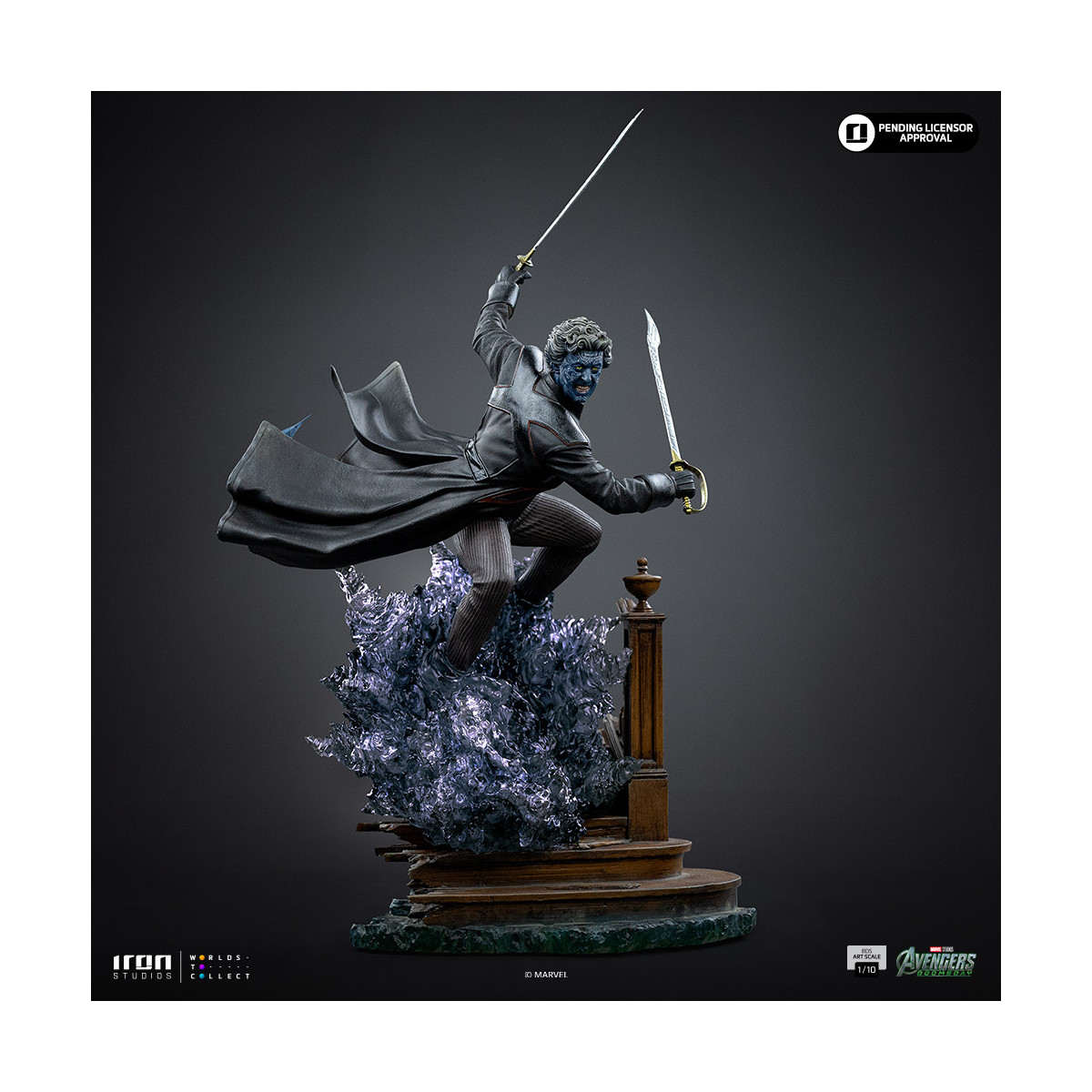 Iron Studios Marvel - Nightcrawler, escala 1/10 - Avengers: Doomsday