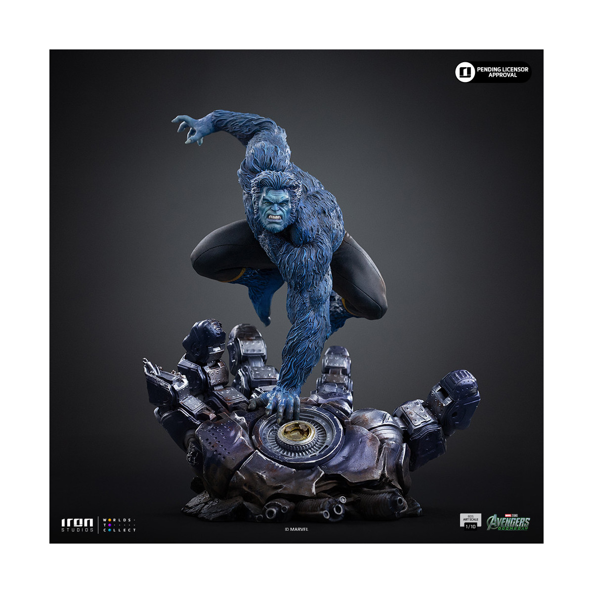 Iron Studios Marvel - Beast Art, escala 1/10 - Avengers: Doomsday
