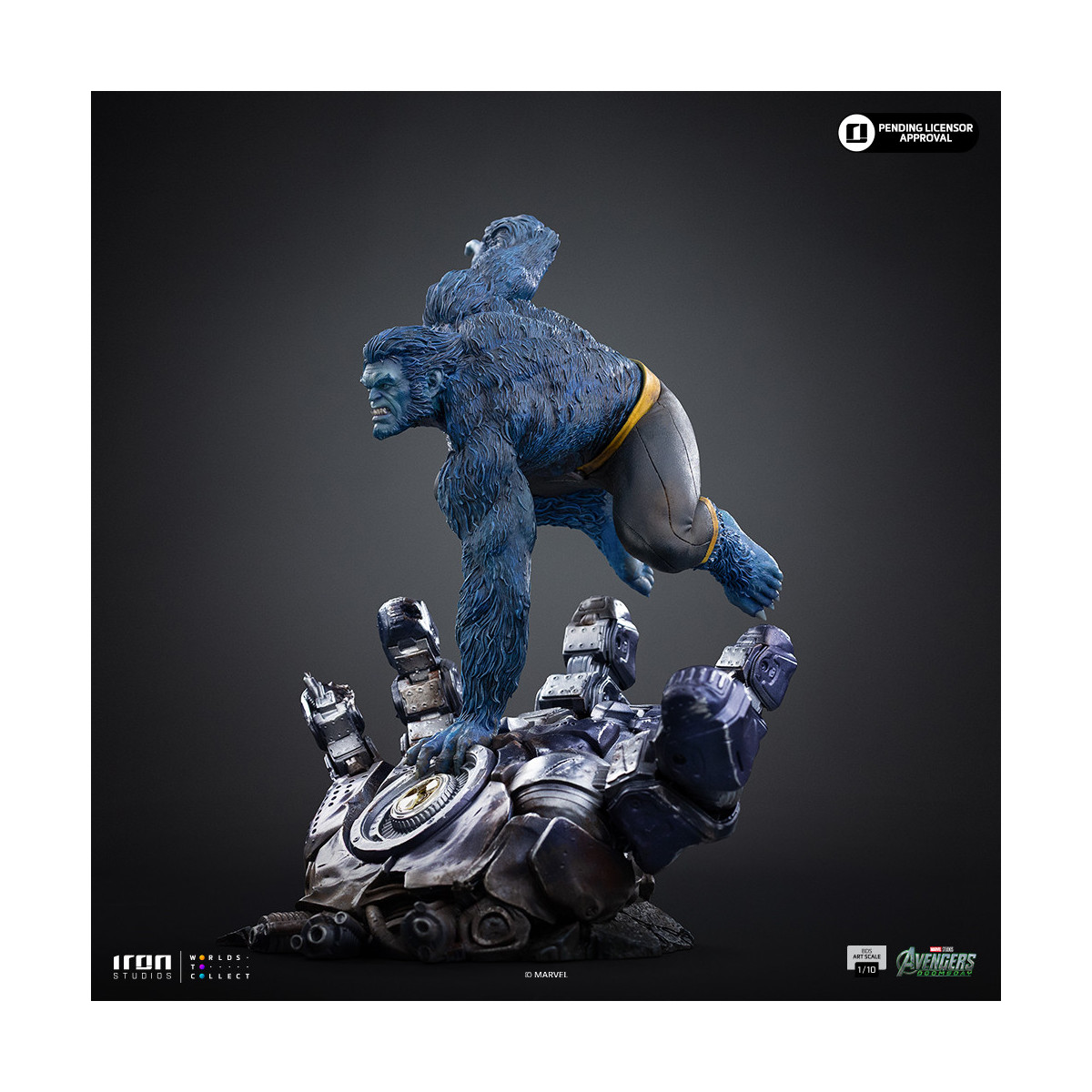 Iron Studios Marvel - Beast Art, escala 1/10 - Avengers: Doomsday