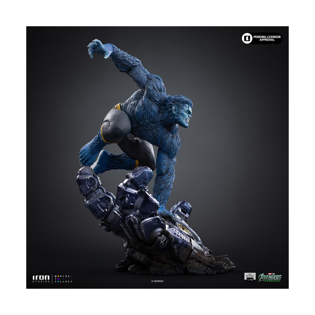 Iron Studios Marvel - Beast Art, escala 1/10 - Avengers: Doomsday