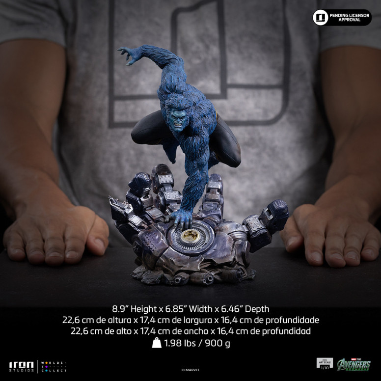 Iron Studios Marvel - Beast Art, escala 1/10 - Avengers: Doomsday