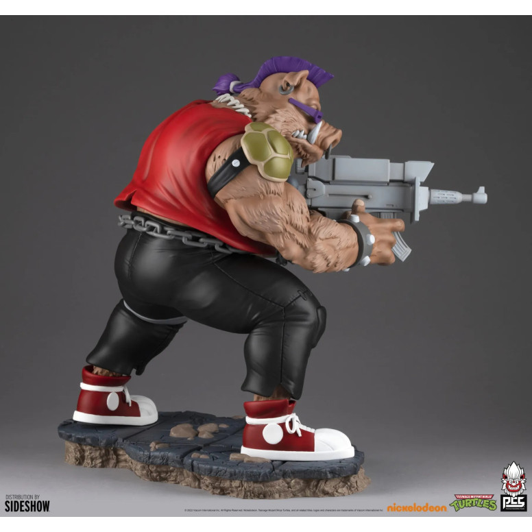 Premium Collectibles Studio PCS - Estatua de Rocksteady a escala 1/4 - Figura de las Tortugas Ninja (TMNT)