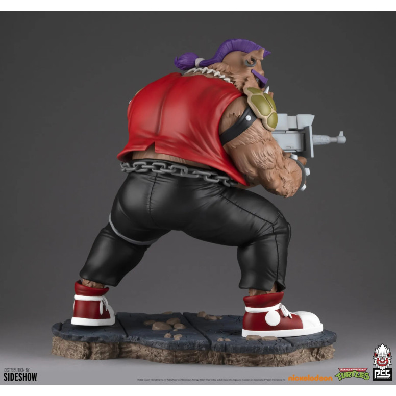 Premium Collectibles Studio PCS - Estatua de Rocksteady a escala 1/4 - Figura de las Tortugas Ninja (TMNT)