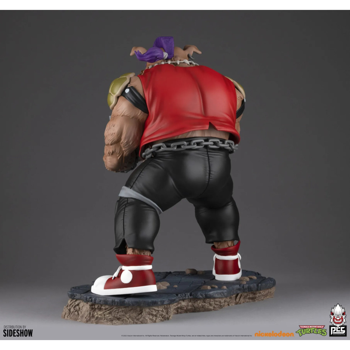 Premium Collectibles Studio PCS - Estatua de Rocksteady a escala 1/4 - Figura de las Tortugas Ninja (TMNT)