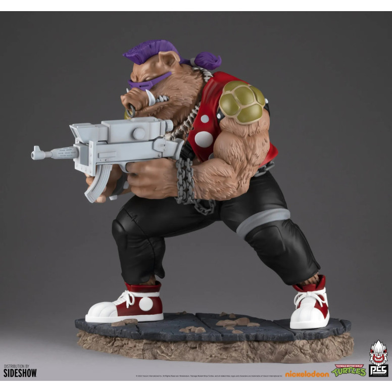 Premium Collectibles Studio PCS - Estatua de Rocksteady a escala 1/4 - Figura de las Tortugas Ninja (TMNT)