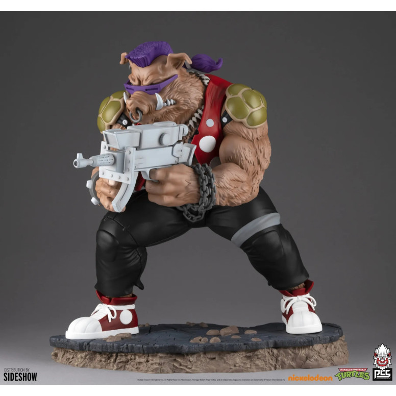 Premium Collectibles Studio PCS - Estatua de Rocksteady a escala 1/4 - Figura de las Tortugas Ninja (TMNT)