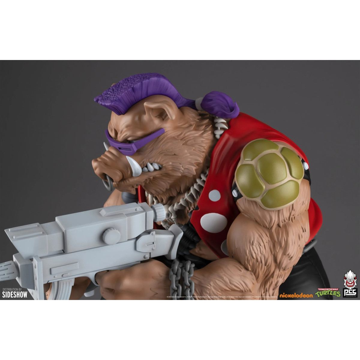 Premium Collectibles Studio PCS - Estatua de Rocksteady a escala 1/4 - Figura de las Tortugas Ninja (TMNT)