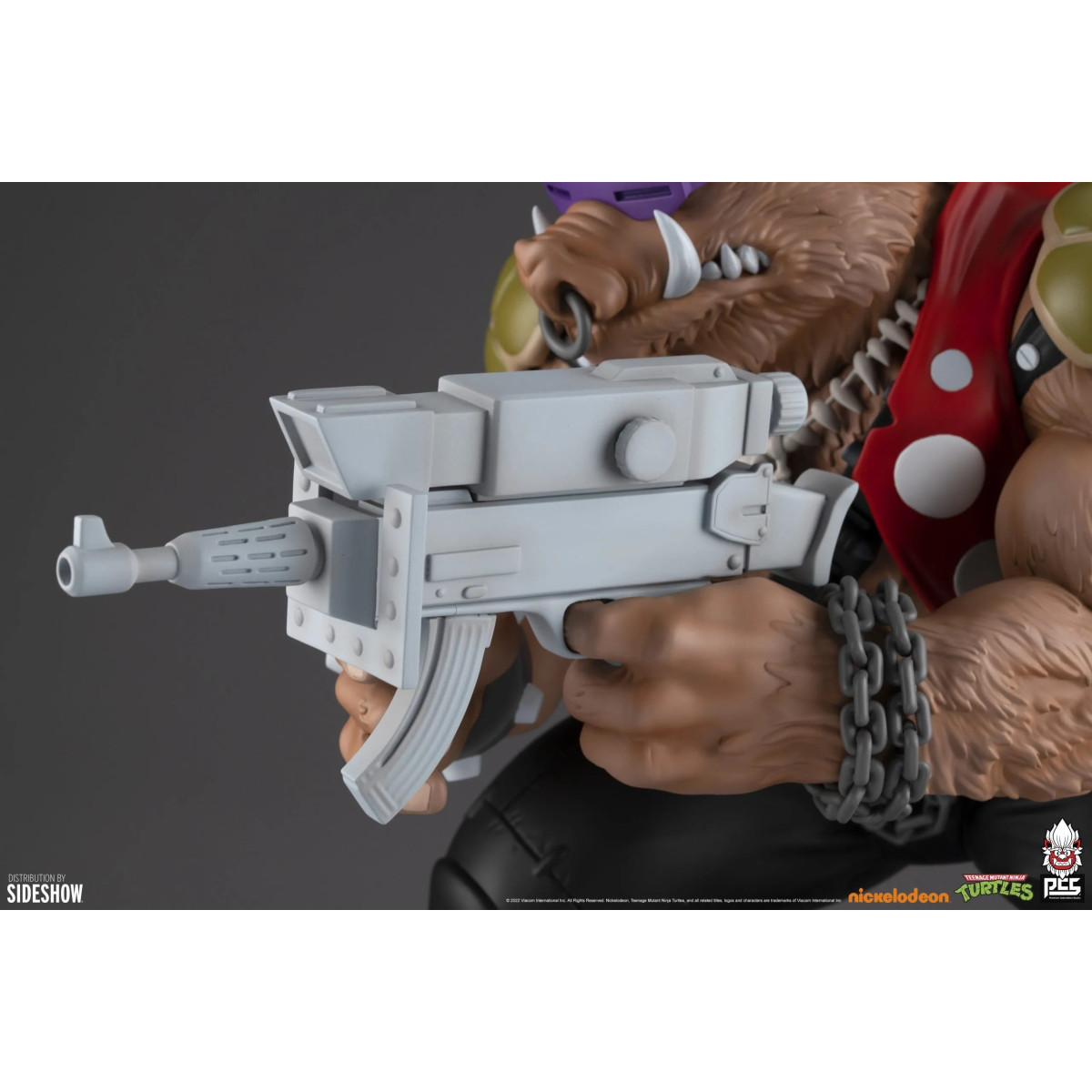 Premium Collectibles Studio PCS - Estatua de Rocksteady a escala 1/4 - Figura de las Tortugas Ninja (TMNT)
