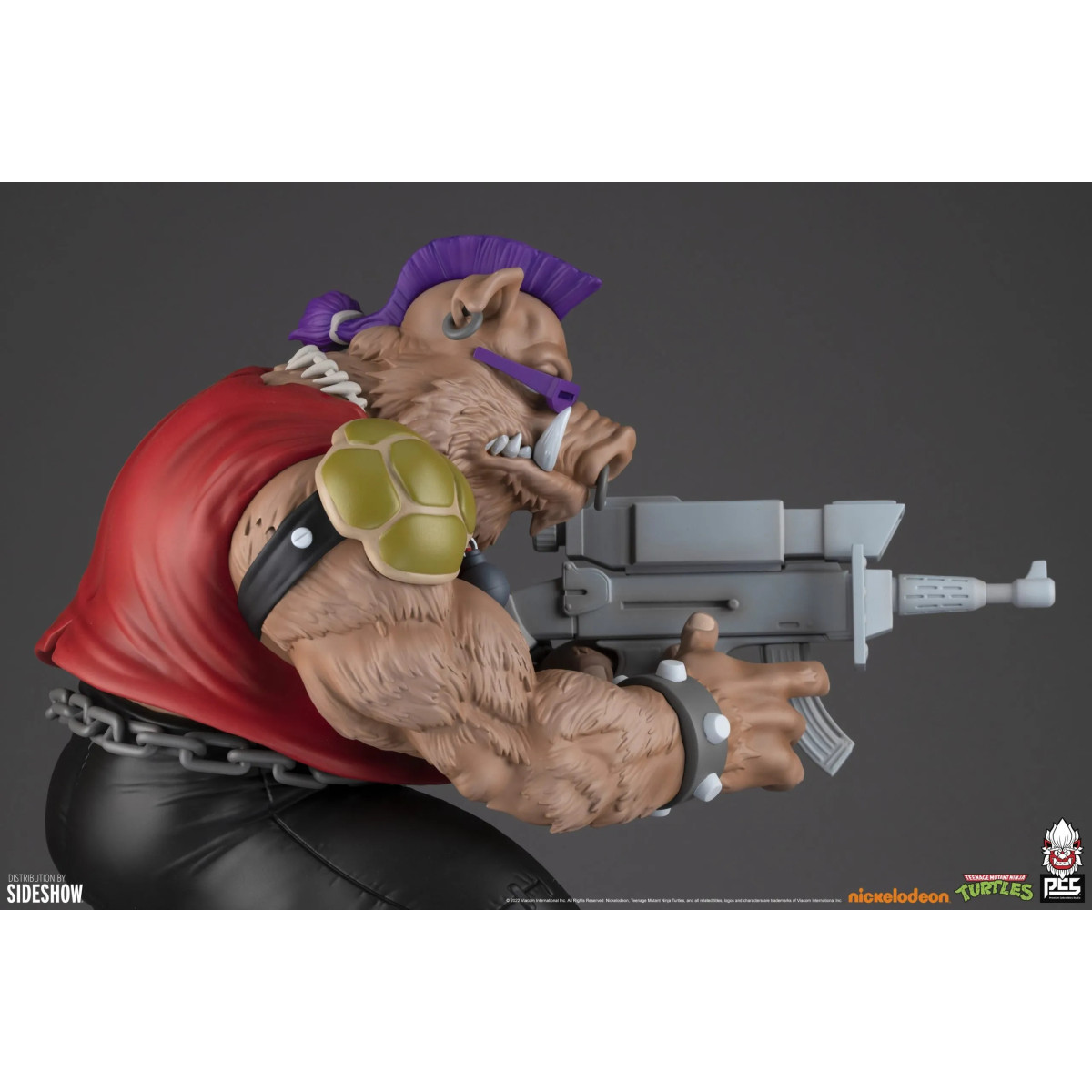 Premium Collectibles Studio PCS - Estatua de Rocksteady a escala 1/4 - Figura de las Tortugas Ninja (TMNT)