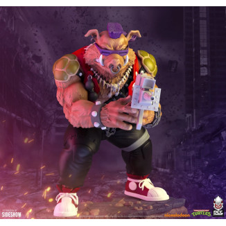 Premium Collectibles Studio PCS - Estatua de Rocksteady a escala 1/4 - Figura de las Tortugas Ninja (TMNT)