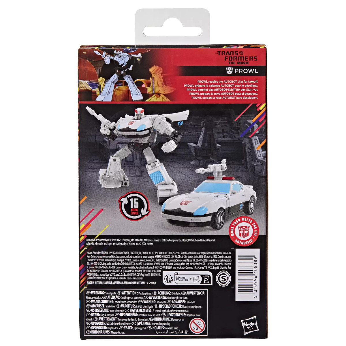 Hasbro - « Transformers: La película» - PROWL, clase Voyager - Colección MTMTE de Studio Series
