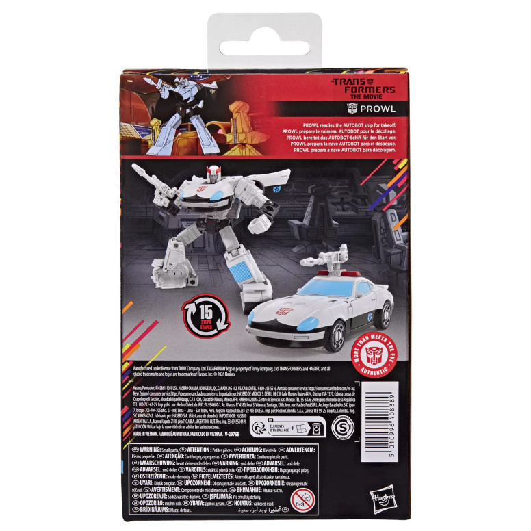 Hasbro - « Transformers: La película» - PROWL, clase Voyager - Colección MTMTE de Studio Series