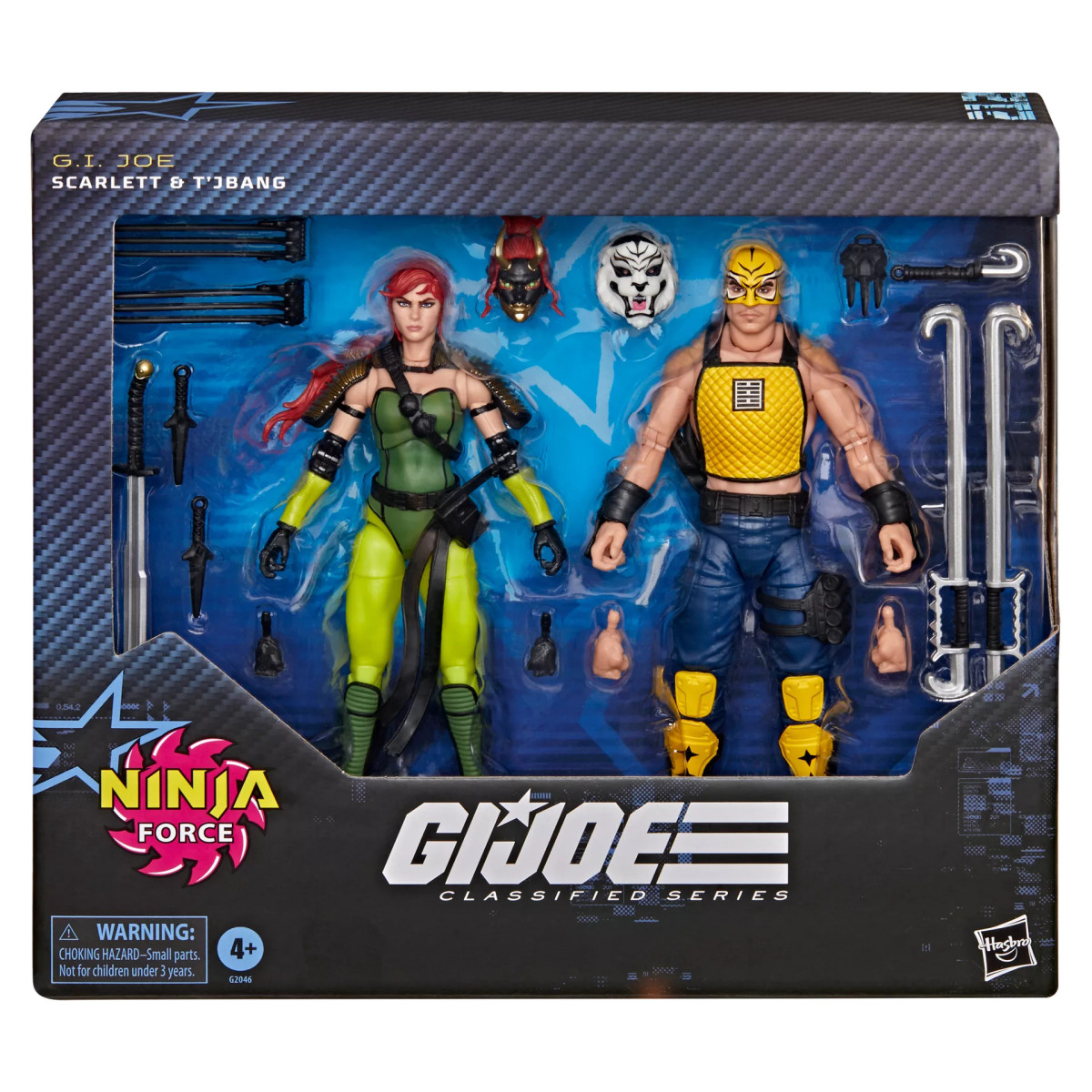 Hasbro G.I.JOE Serie «Classified» - Ninja Force: Scarlett y T'Jbang