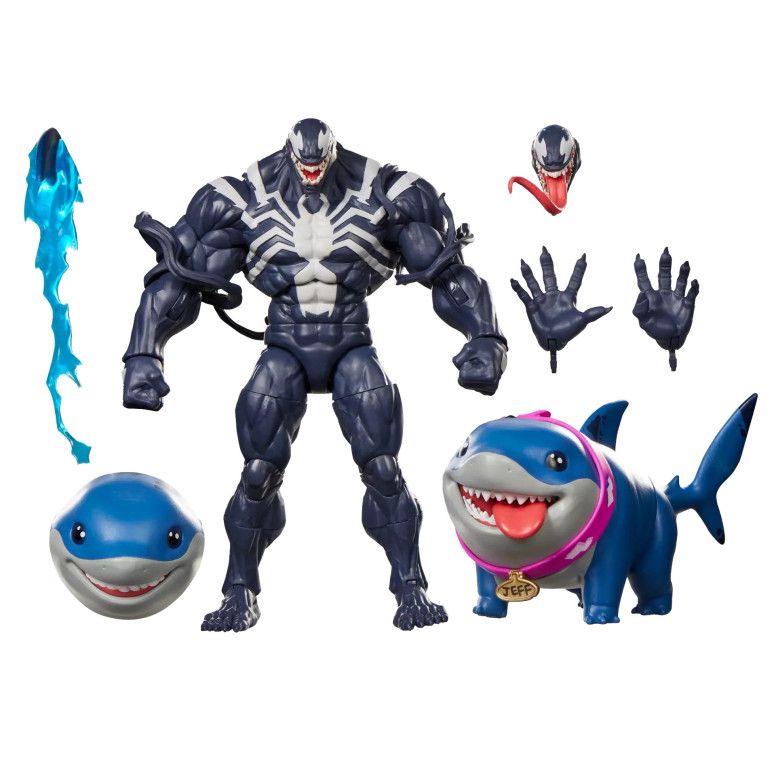 Hasbro Marvel Legends Serie Gamerverse - Venom y Jeff, el tiburón terrestre - Marvel Rivals