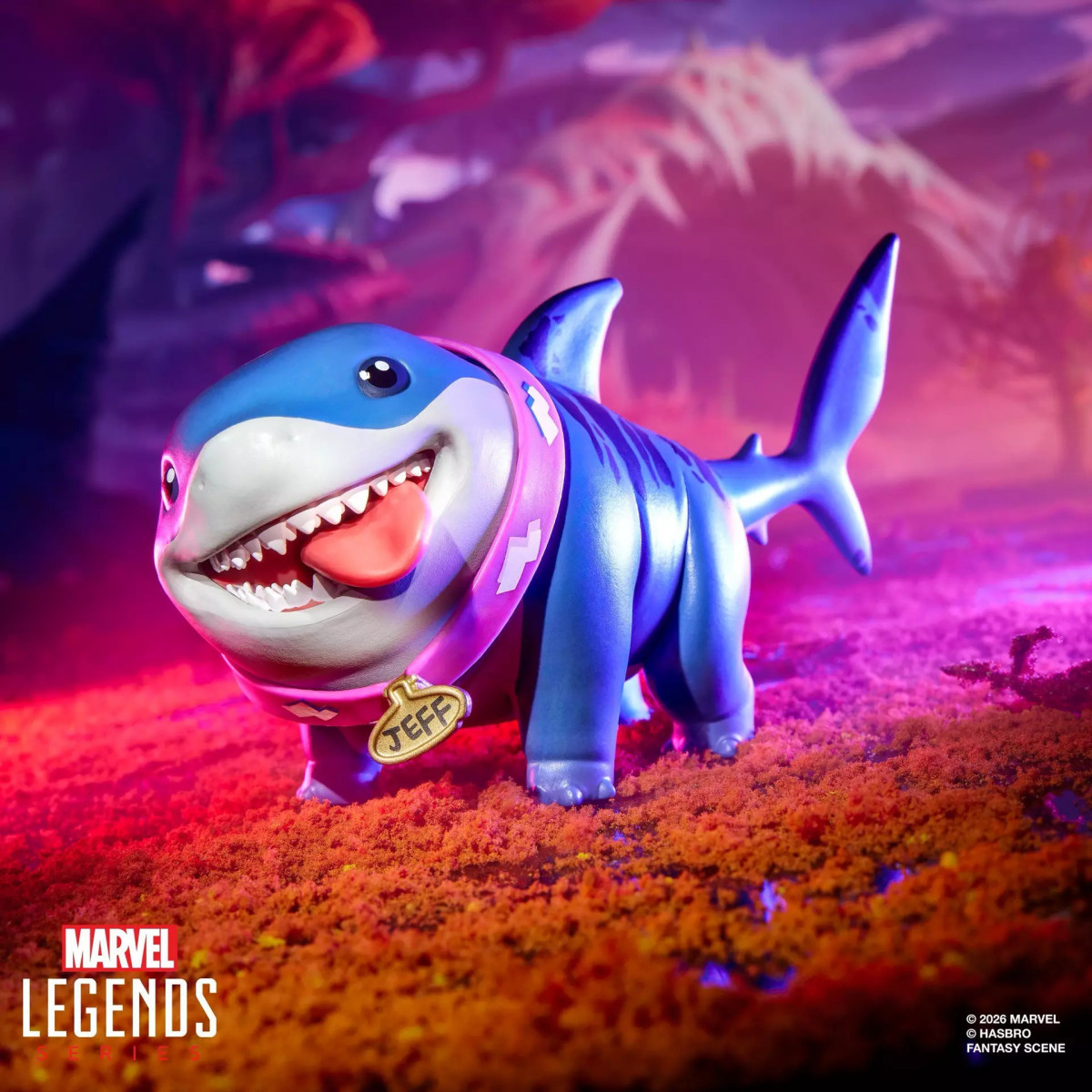 Hasbro Marvel Legends Serie Gamerverse - Venom y Jeff, el tiburón terrestre - Marvel Rivals