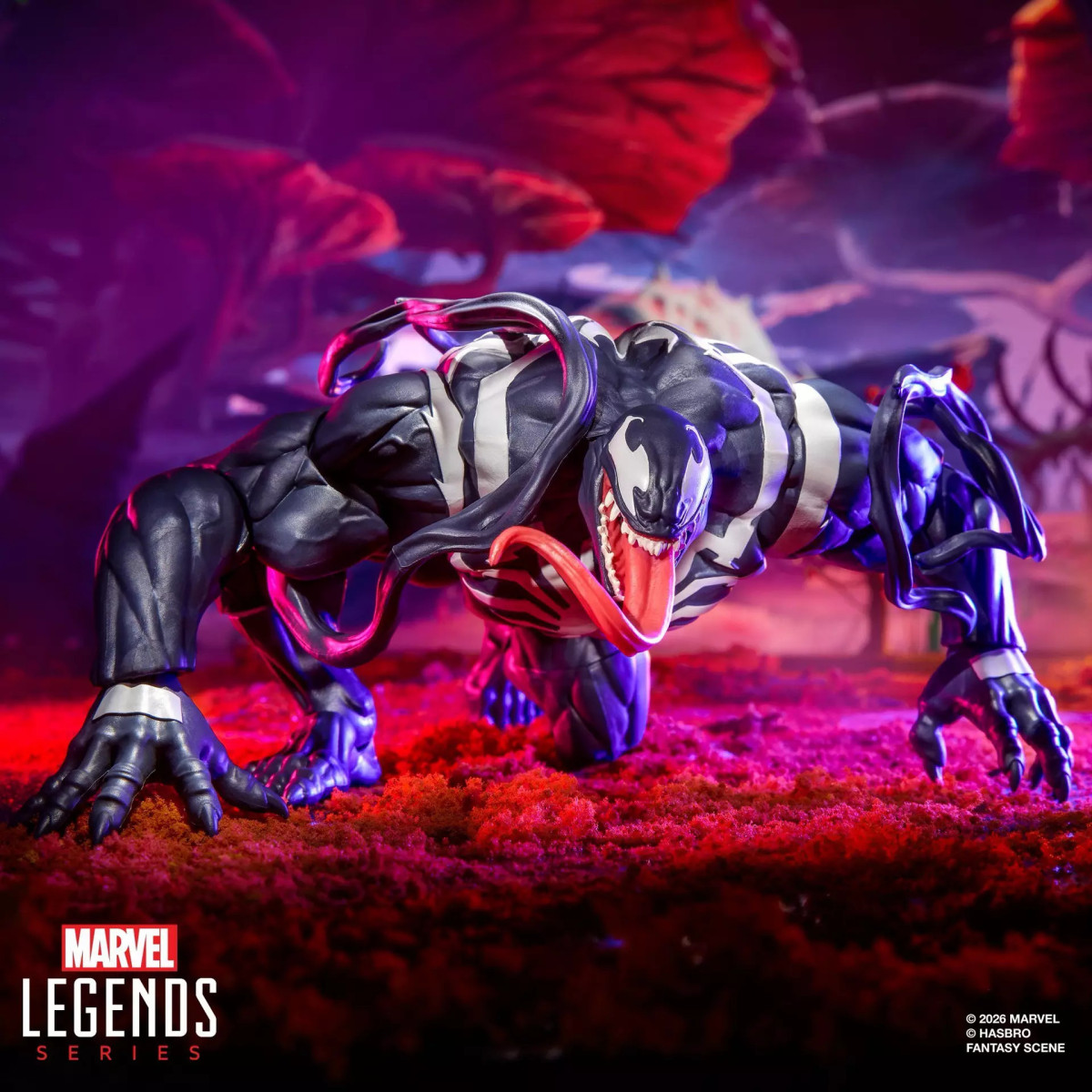 Hasbro Marvel Legends Serie Gamerverse - Venom y Jeff, el tiburón terrestre - Marvel Rivals