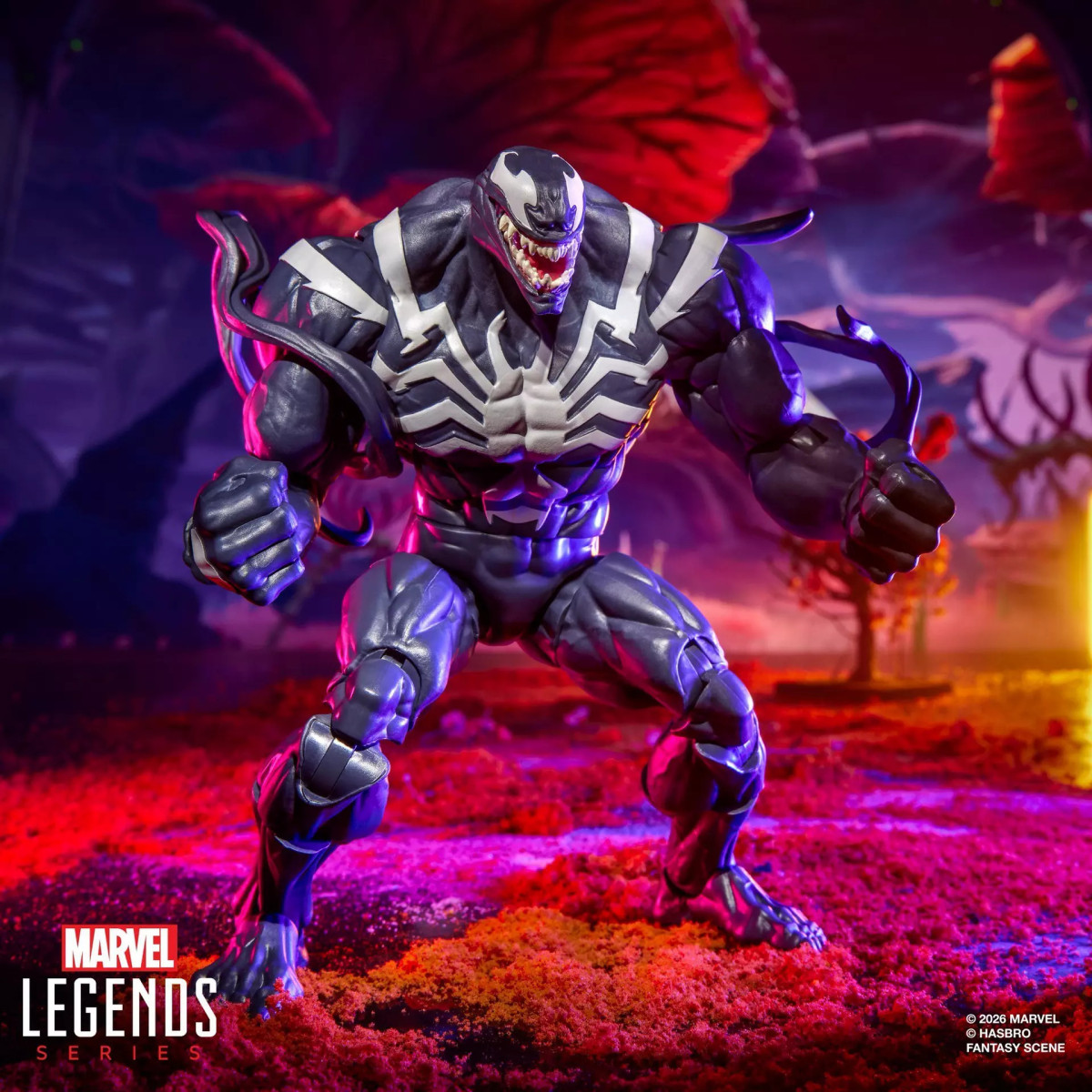 Hasbro Marvel Legends Serie Gamerverse - Venom y Jeff, el tiburón terrestre - Marvel Rivals