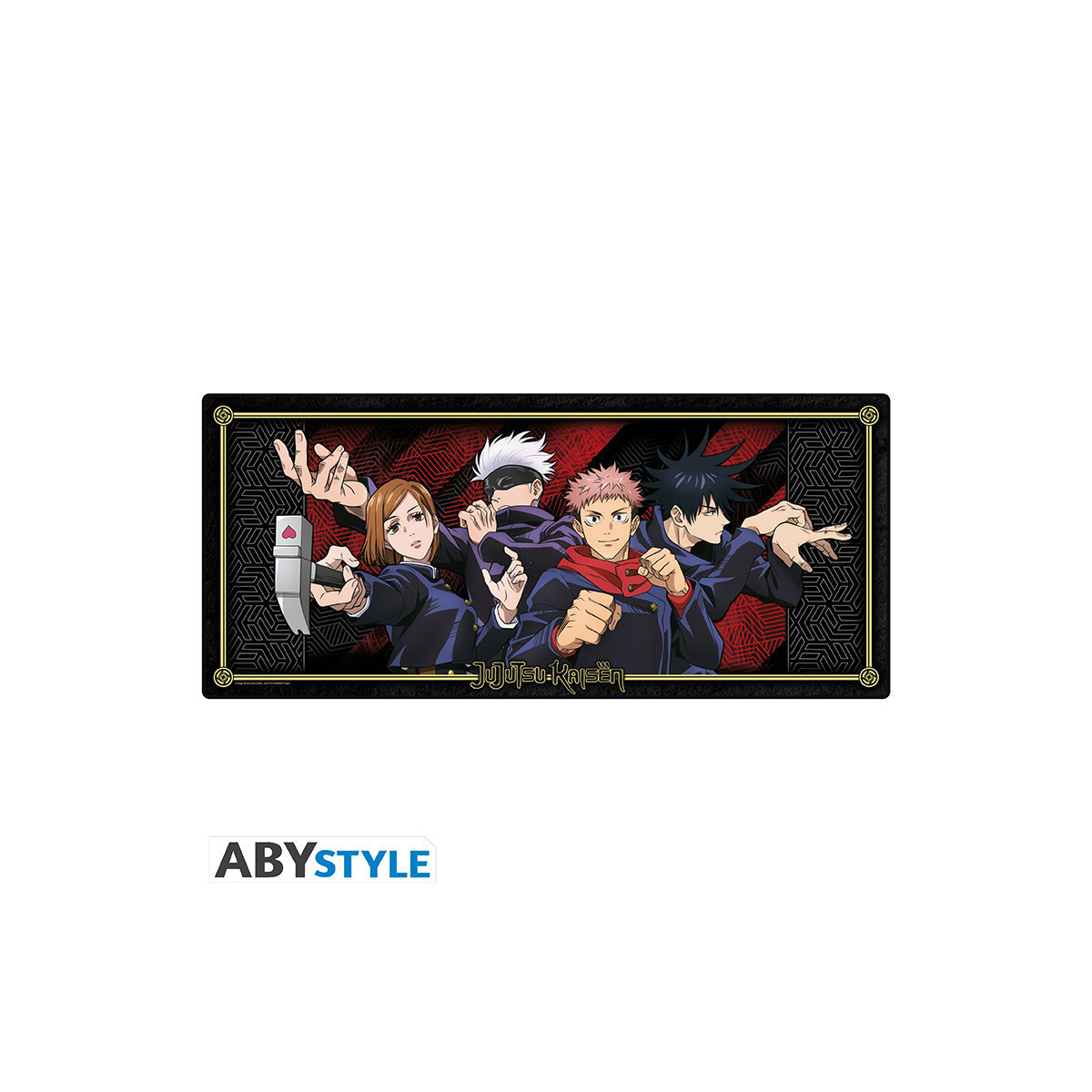 ABYstyle - Jujutsu Kaisen Alfombrilla de ratón XXL Groupe (90 x 40 cm)