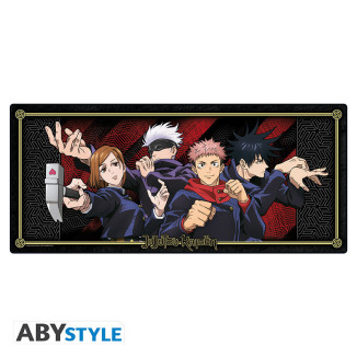 ABYstyle - Jujutsu Kaisen Alfombrilla de ratón XXL Groupe (90 x 40 cm)