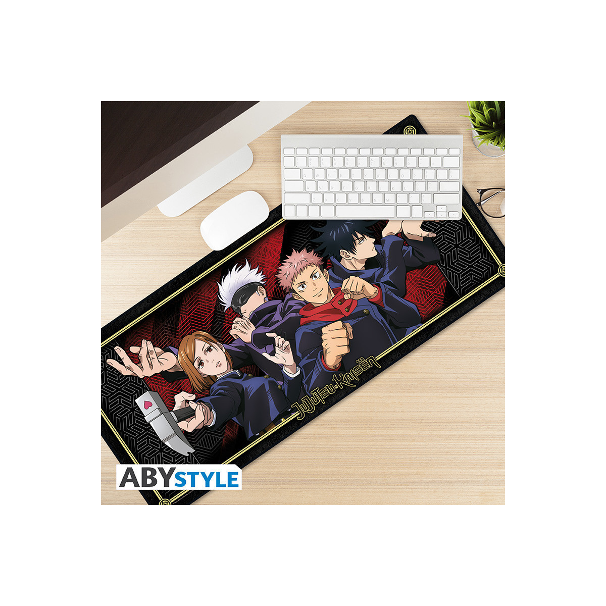 ABYstyle - Jujutsu Kaisen Alfombrilla de ratón XXL Groupe (90 x 40 cm)