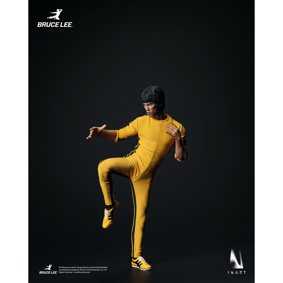 INART - Figura coleccionable 1/6 de « Bruce Lee » (mono amarillo) - El juego de la muerte