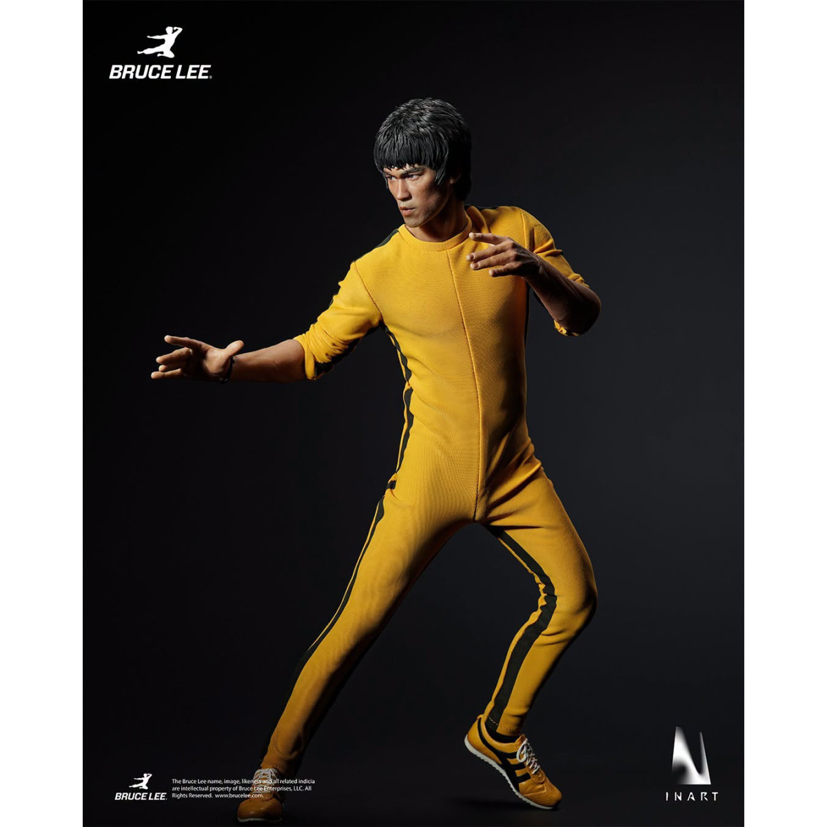 INART - Figura coleccionable 1/6 de « Bruce Lee » (mono amarillo) - El juego de la muerte