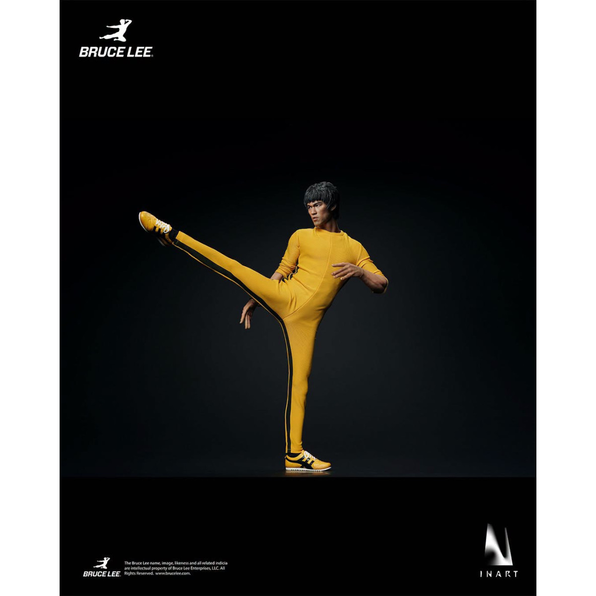 INART - Figura coleccionable 1/6 de « Bruce Lee » (mono amarillo) - El juego de la muerte