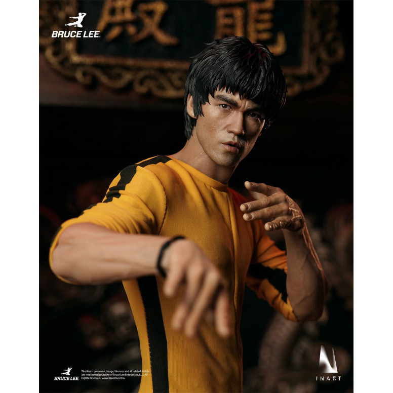 INART - Figura coleccionable 1/6 de « Bruce Lee » (mono amarillo) - El juego de la muerte
